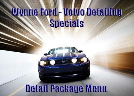 Wynne Ford Volvo Detail Department