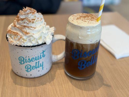 Pumpkin Cream Cold Brew & Pumpkin Spice Latte