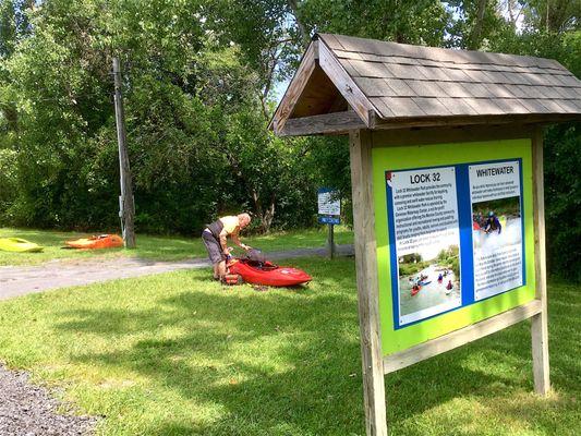 Kayaking park.