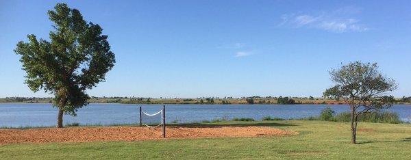 Nice little beach area for swimming