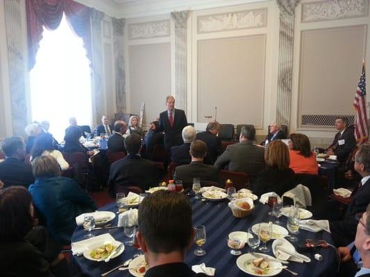 Senator Bill Nelson giving lunch keynote