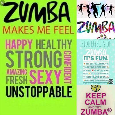 We have Zumba classes every Friday from 7 to 8pm