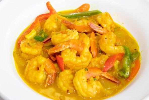 Curry Shrimp
 Sedellah's Island Grill Chef Special.