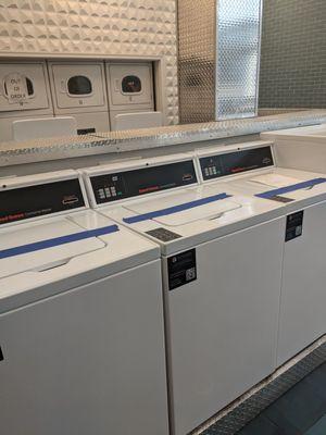 Washers are either out of order or not finishing their cycles so tenants had to wring out their soaked laundry.