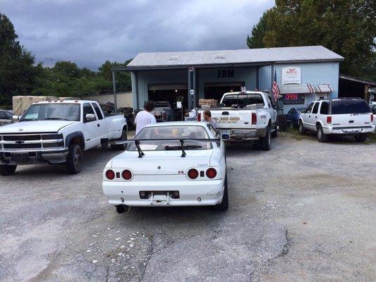 A Nissan Skyline Stopped by today!