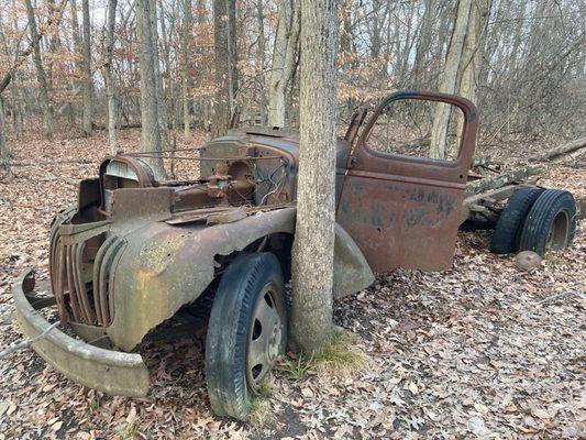 Rusted car