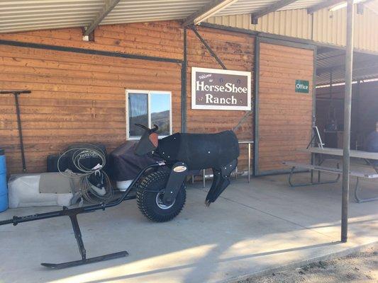 New toy at the ranch! Wanna try roping? Come on out and give it a go!