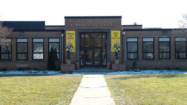 Front view of Newark High School