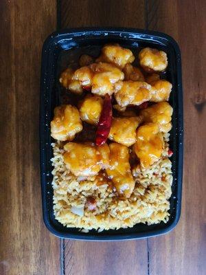 General tsou's chicken and rice