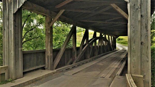 Knapp's Covered Bridge Burr Arch-Truss design