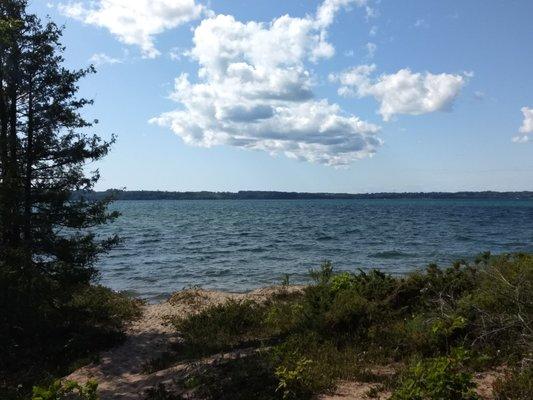 Beach, east gt bay, Williamsburg, MI.