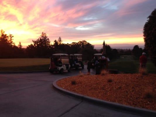 Morning sunrise @ pasatiempo!