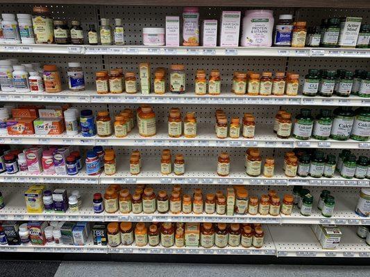 We carry full line of vitamins for all your daily needs