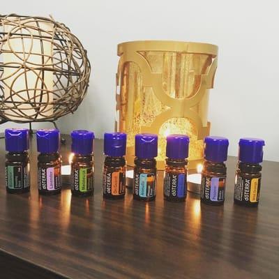 Aromatouch technique uses 8 different doterra essential oils