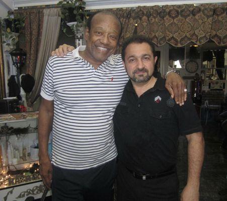 Shahen with long time friend and client the late Bobby Womack