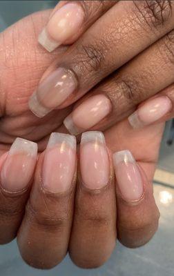 Foundation and shape, clients Natural nails