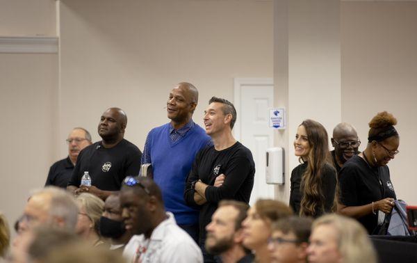 Grand Opening services with Darryl Strawberry. Service is every Sunday at 11:00am