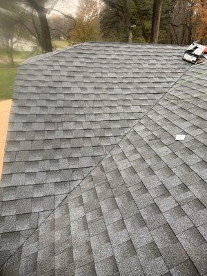 Roof Valley built by Hall Construction LLC