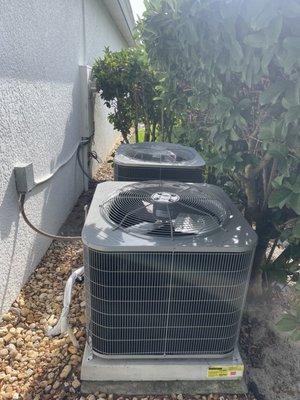 Newly Installed AC unit by ASR services