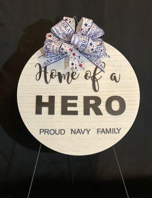 Navy home of a hero