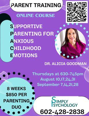 SPACE- one of our amazing parent trainings!