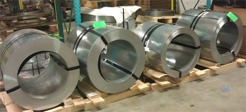 We process many tons of steel, copper, stainless, bronze, and aluminum per week