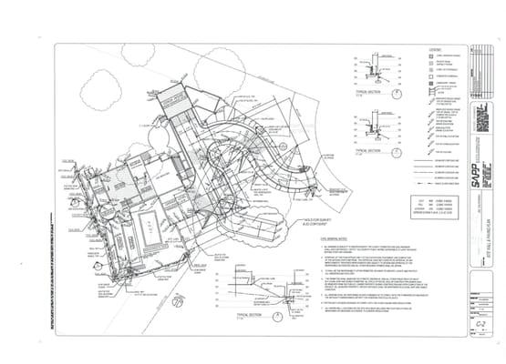 Ross site walls and grading plan