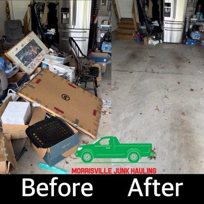 Garage Clean Out In Raleigh, NC