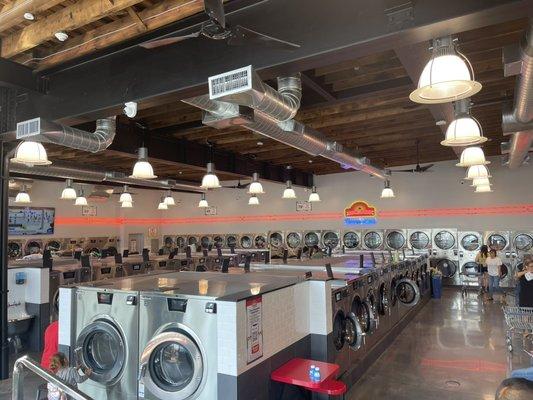 Over 150 Washers & Dryers!  Receive text when your machine is finished !