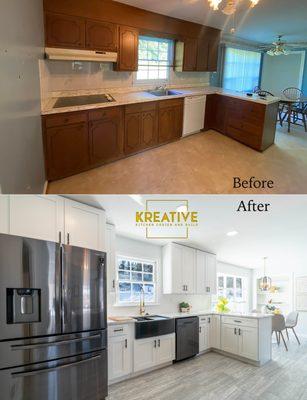 Before and after, Silver Spring Project