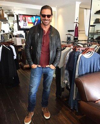 Every man needs a classic leather jacket from John Varvatos