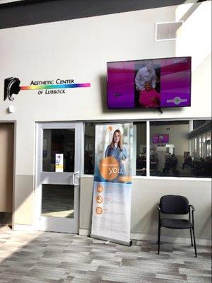 Main waiting room of ACL, which is inside the West Texas Eye Associates clinic.