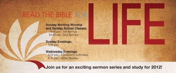 Read the Bible for LIFE 2012