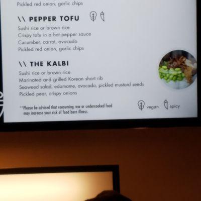 menu (partial)