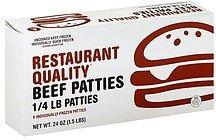 Restaurant Quality Beef Patties