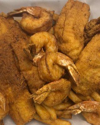 Fish and Shrimp Combo