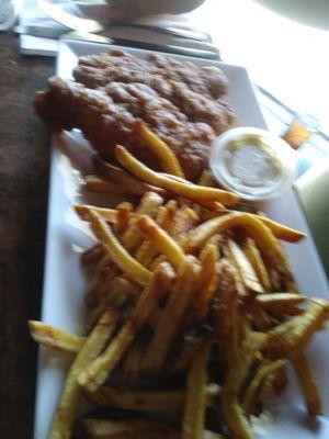 Tenders and house made fries