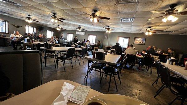 Dining area. Country vibes.