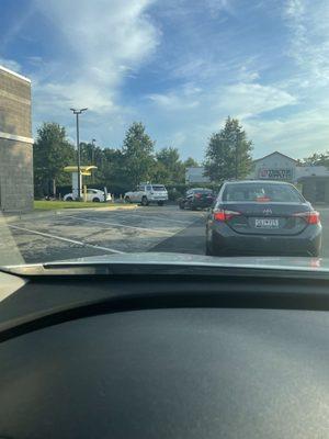 The line for the drive thru