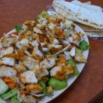 fattoush salad with chicken