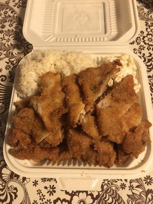 Chicken Katsu minus the container of lumpy nasty curry.