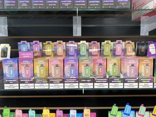 10 flavors available in the new viho 20k puffs