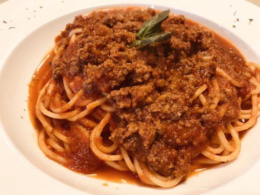 Spaghetti with meat sauce