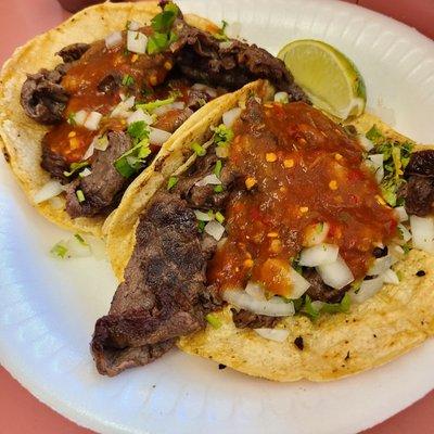 Carne asada tacos