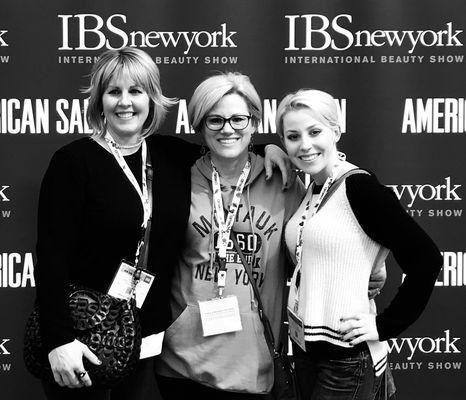 Had so much fun at the          IBS New York Hair show with these two beautiful and talented ladies!