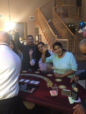 Players at a birthday party in eagleridge