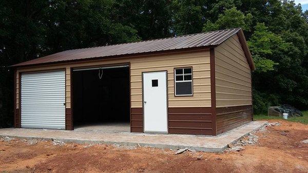 Side entry garage