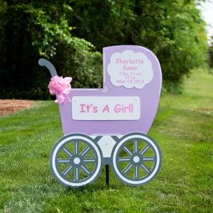 Lavender Carriage Sign