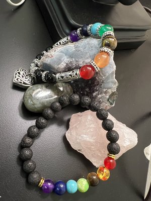 Chakra intention bracelets they sell