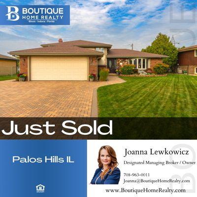 Just SOLD in Palos Hills